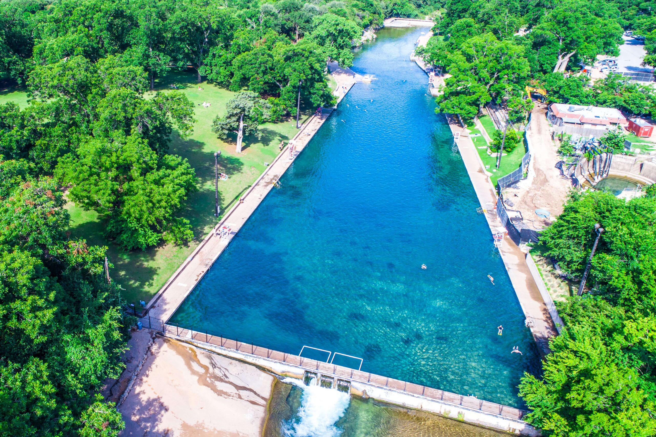 Barton Springs is one of the Cool Places To Stay In Austin.